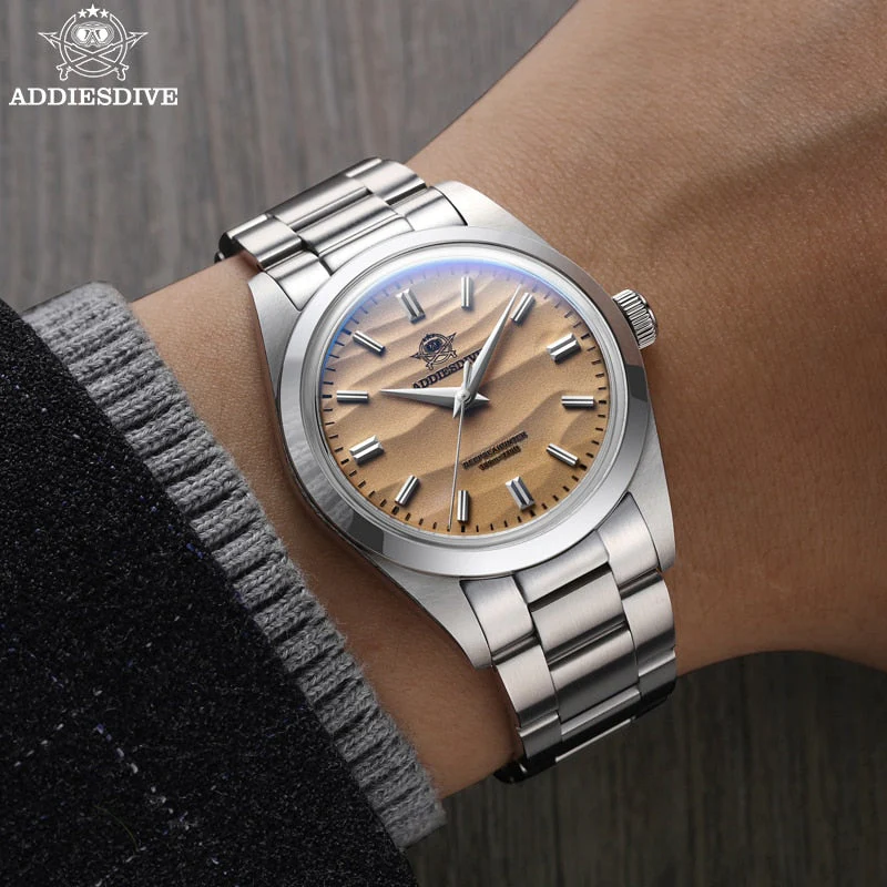Addiesdive 36mm Sand Dial Quartz Watch AD2030 - Image 7