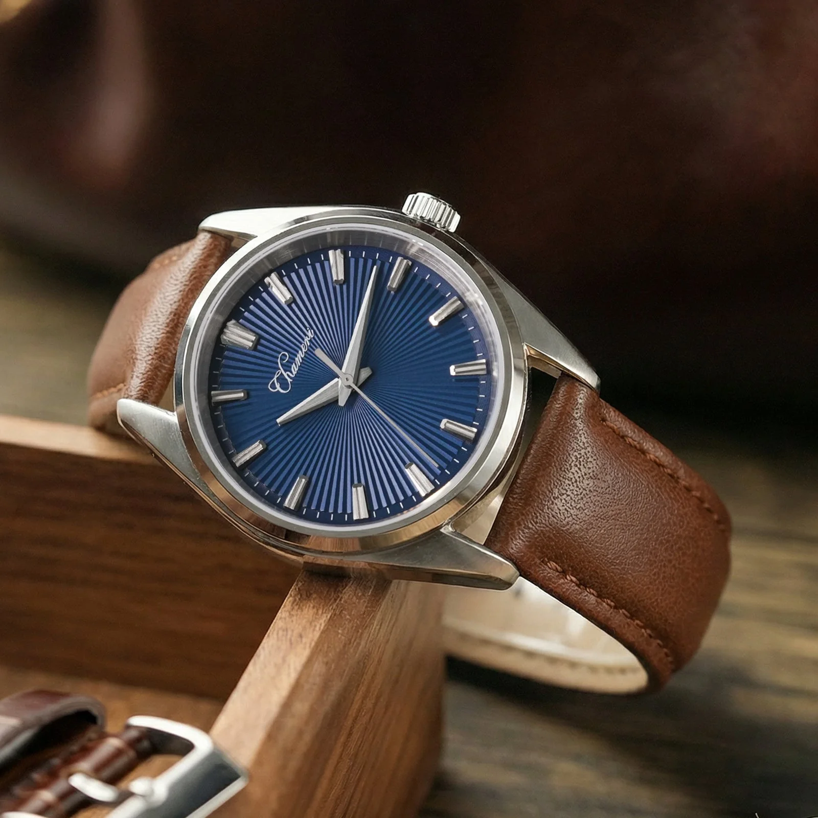 Chameri 40mm VH31 Quartz Sweep Second Watch GS05 - Image 6