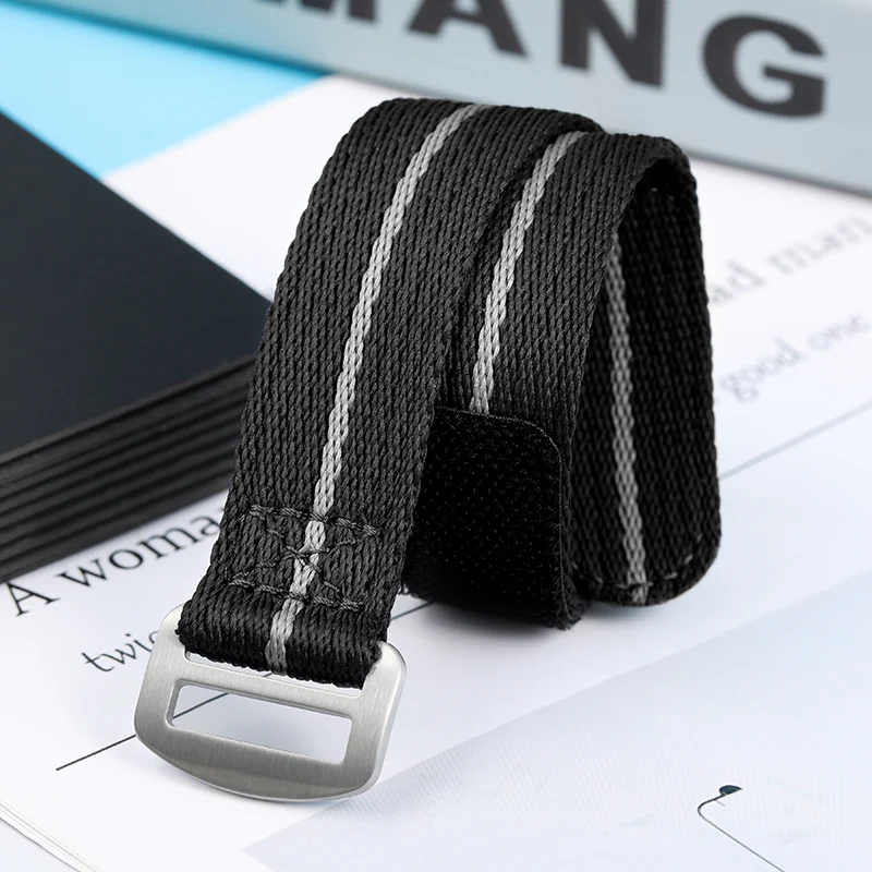 20mm/22mm Soft Nylon Magic Tape Watchband - Image 22