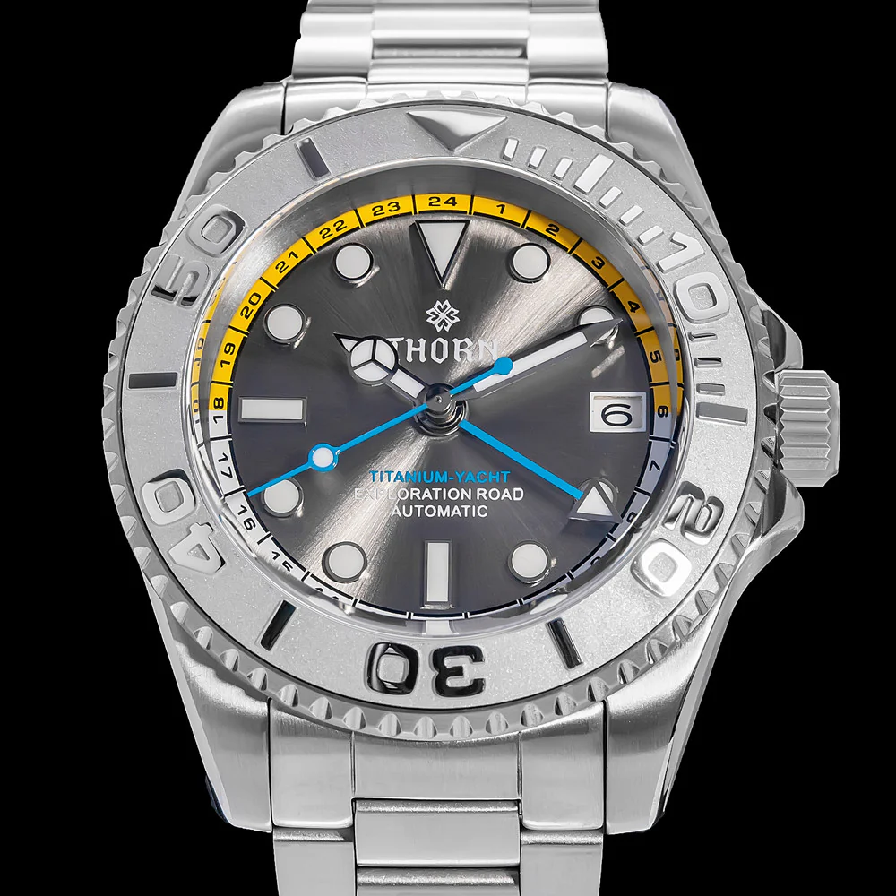 THORN Titanium Helium Valve NH34 GMT Watch SHY037 - Image 20
