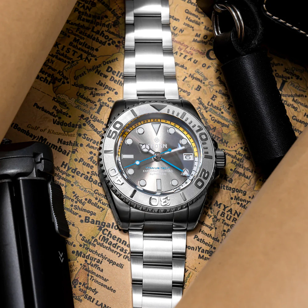 THORN Titanium Helium Valve NH34 GMT Watch SHY037 - Image 28