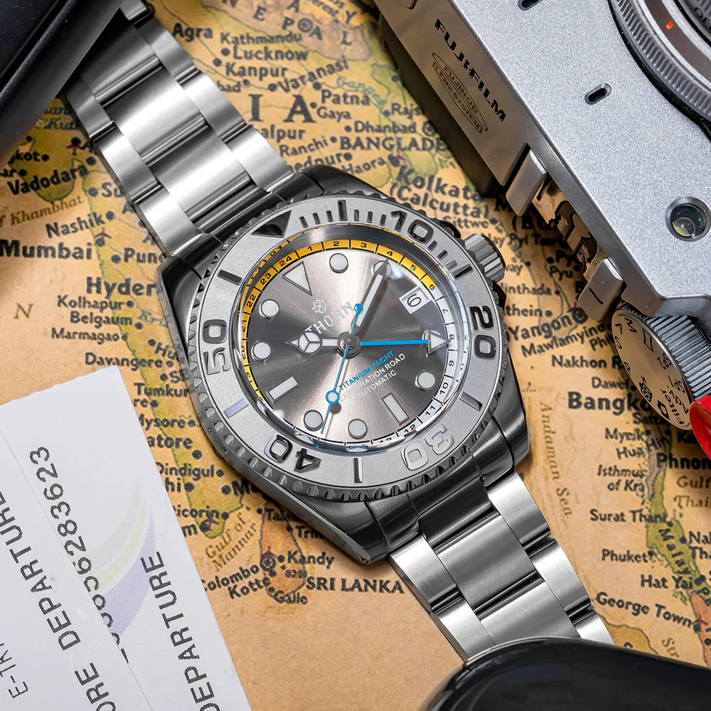 THORN Titanium Helium Valve NH34 GMT Watch SHY037 - Image 3