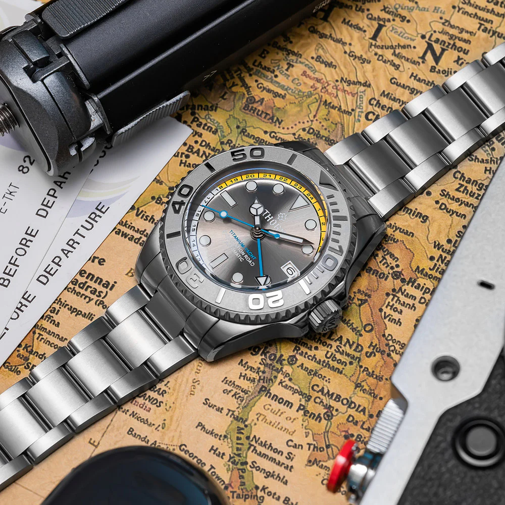 THORN Titanium Helium Valve NH34 GMT Watch SHY037 - Image 32