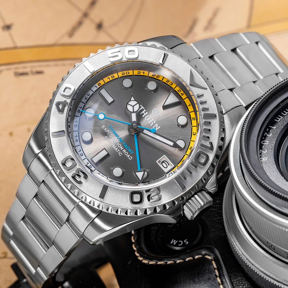 THORN Titanium Helium Valve NH34 GMT Watch SHY037 - Image 6